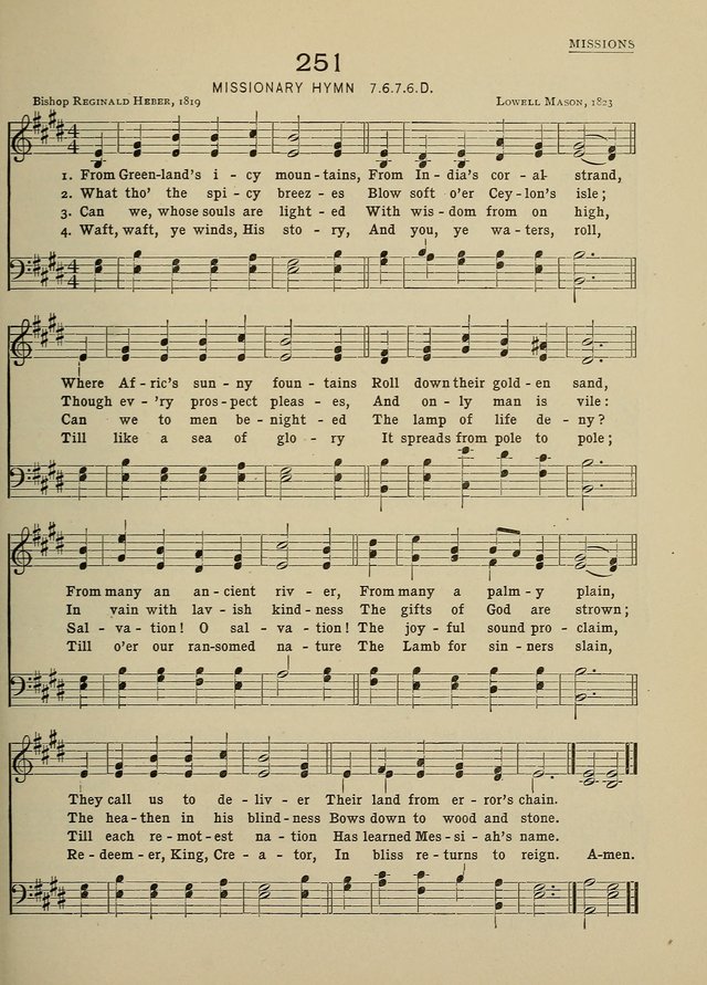 Hymns and Tunes for Schools page 247