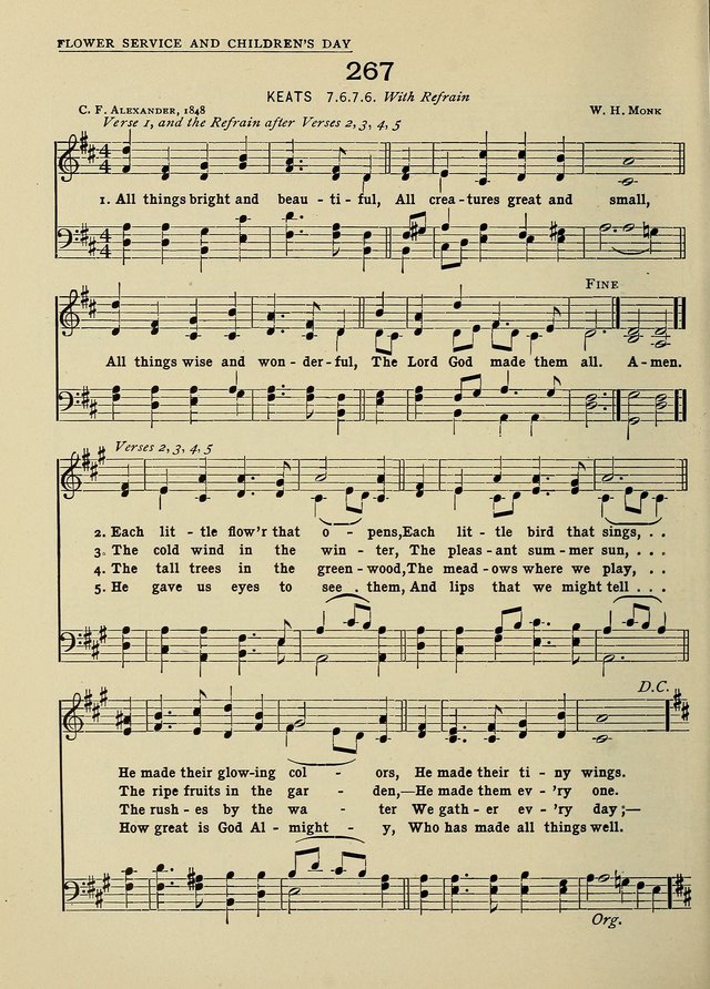 Hymns and Tunes for Schools page 262