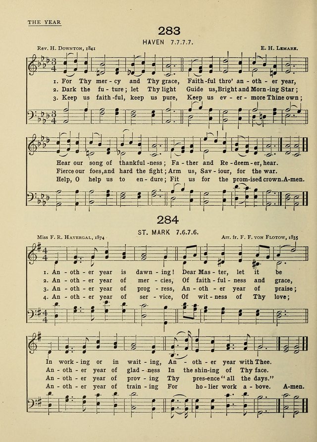 Hymns and Tunes for Schools page 278