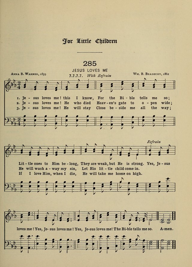 Hymns and Tunes for Schools page 279