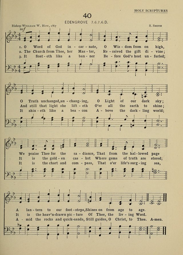 Hymns and Tunes for Schools page 35