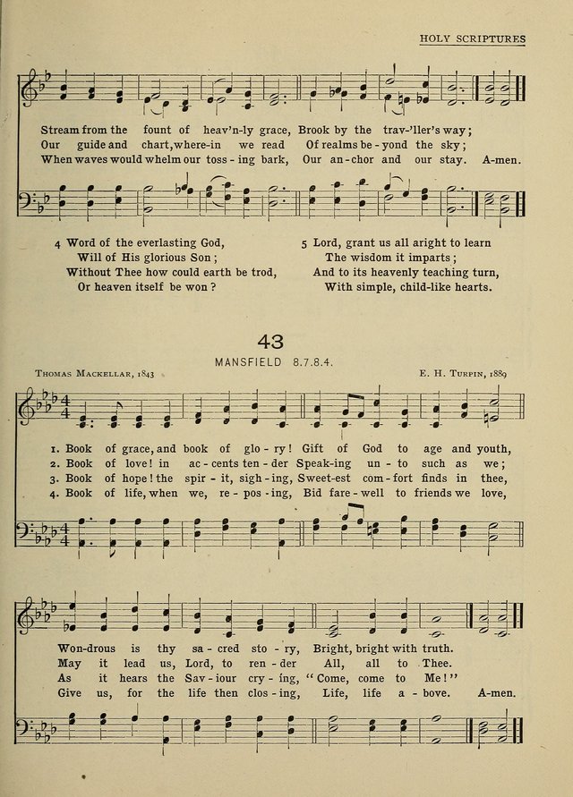 Hymns and Tunes for Schools page 37