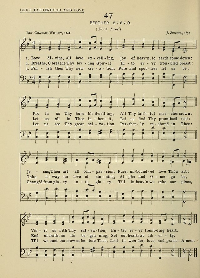 Hymns and Tunes for Schools page 42