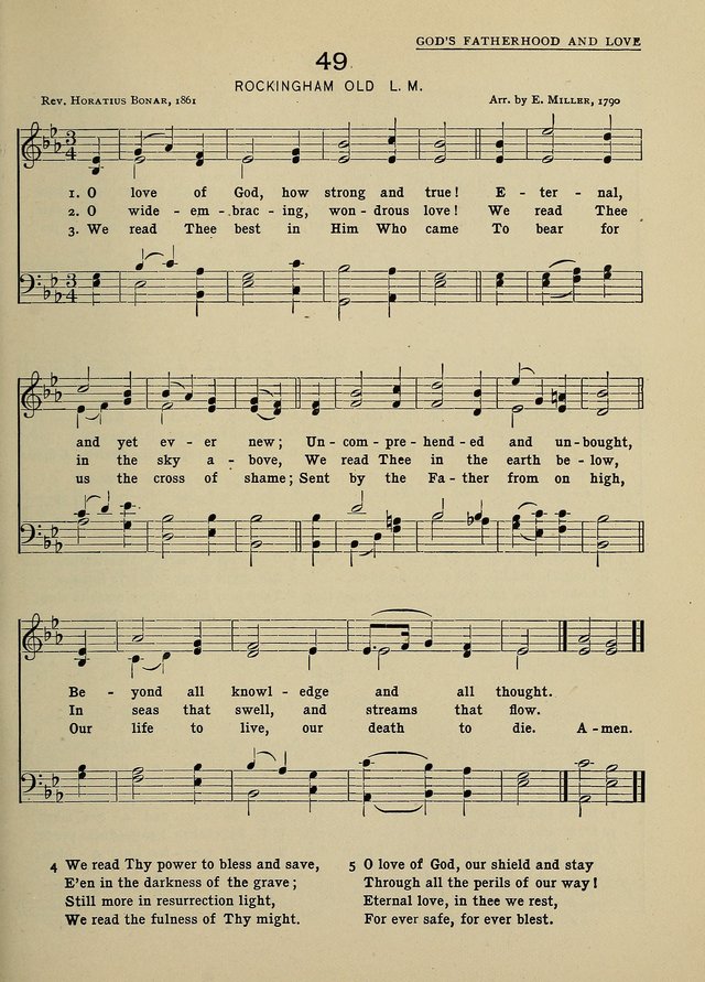 Hymns and Tunes for Schools page 45