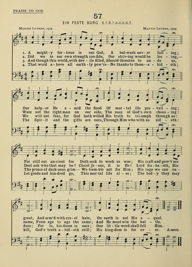 Hymns and Tunes for Schools page 52