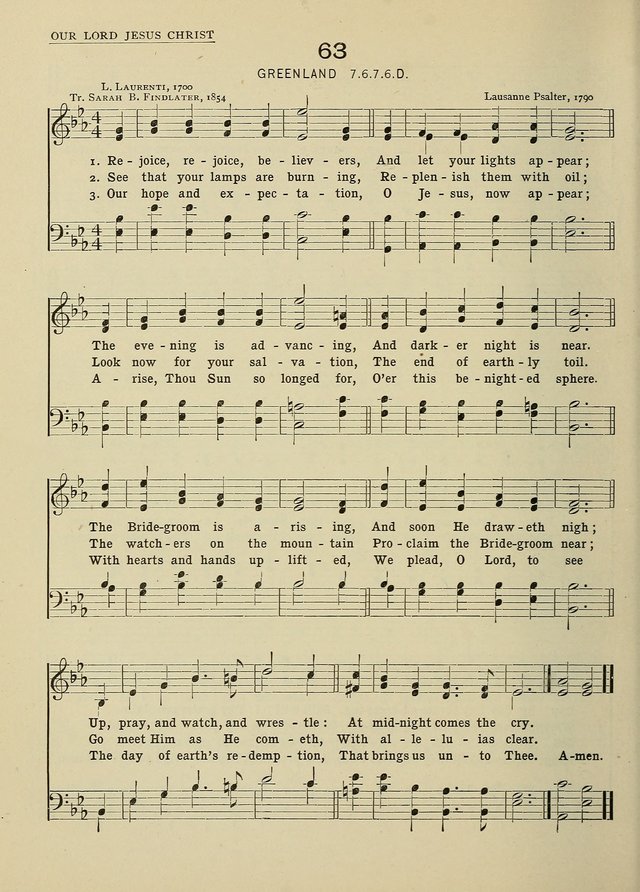 Hymns and Tunes for Schools page 58