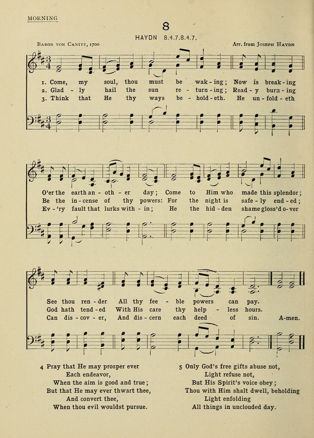 Hymns and Tunes for Schools page 6