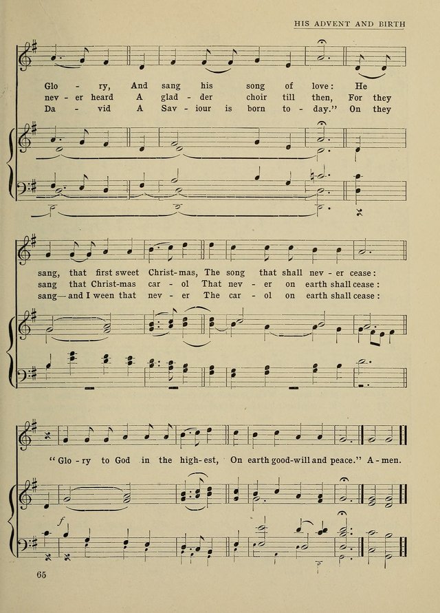 Hymns and Tunes for Schools page 65