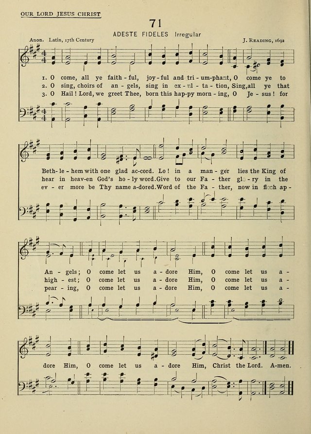 Hymns and Tunes for Schools page 68