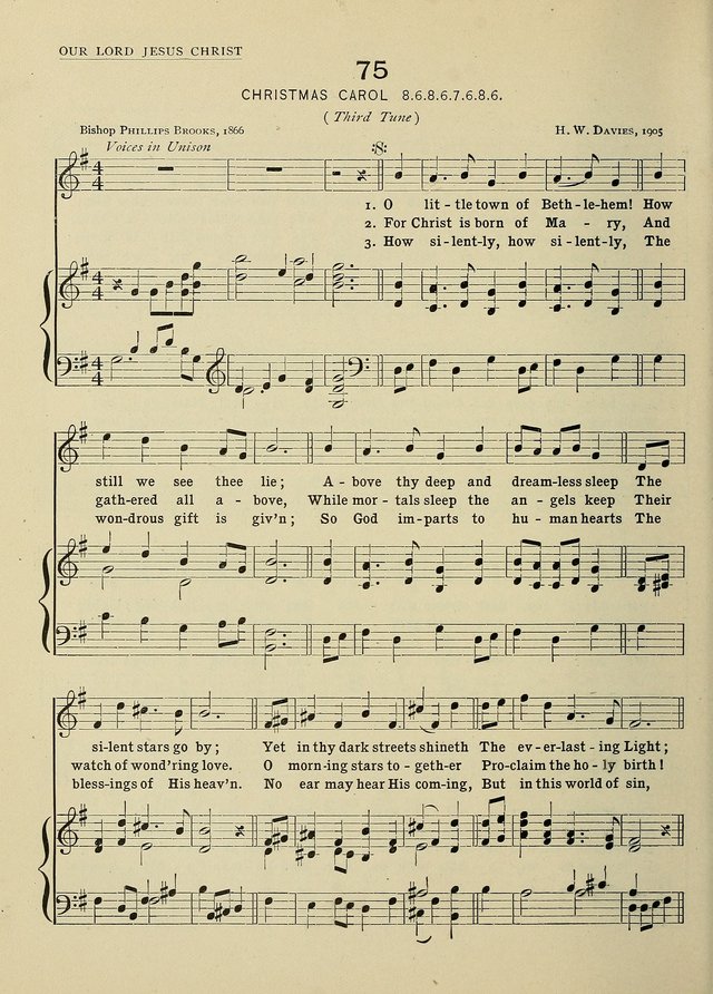 Hymns and Tunes for Schools page 74