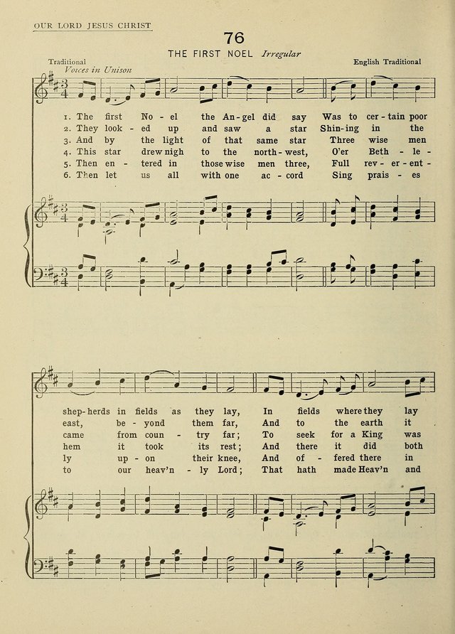 Hymns and Tunes for Schools page 76