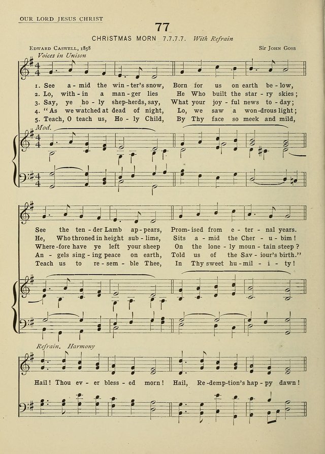 Hymns and Tunes for Schools page 78
