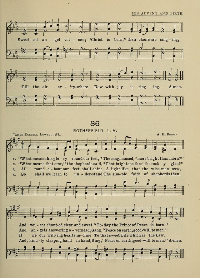 Hymns and Tunes for Schools page 87