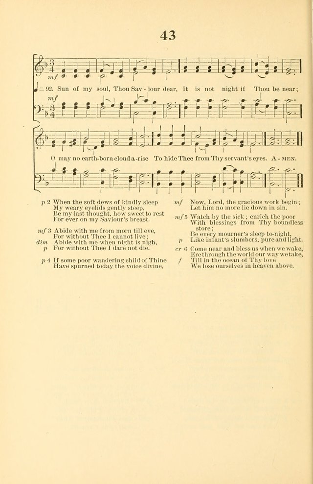 Hymns with Tunes to accompany Hymns and Prayers for the use of the Army and Navy page 45