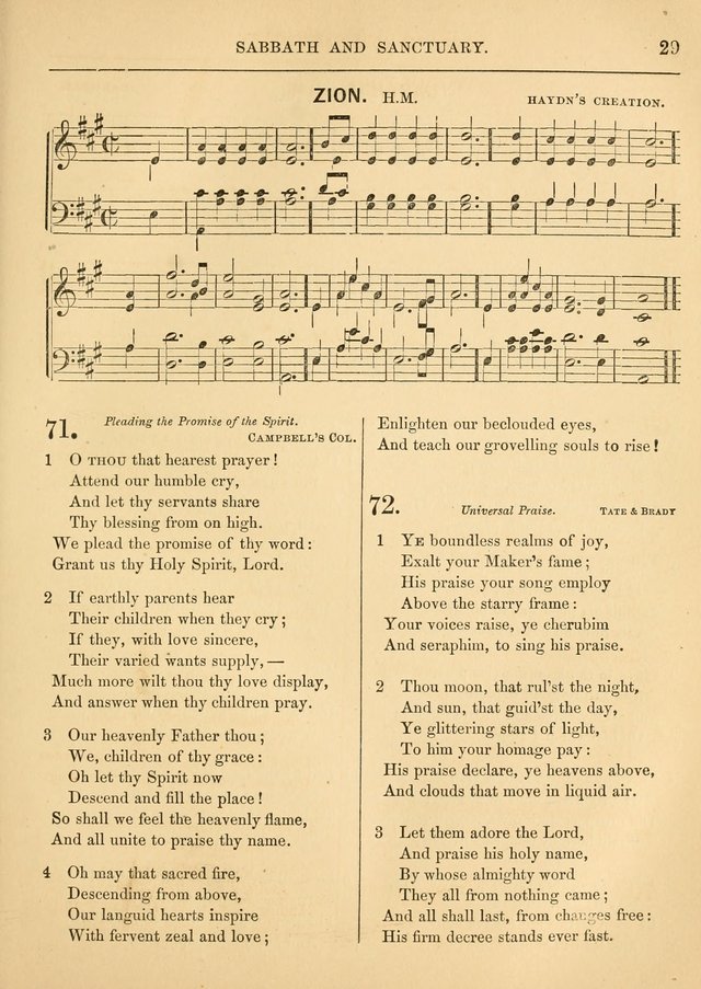Hymn and Tune Book, for the Church and the Home page 70
