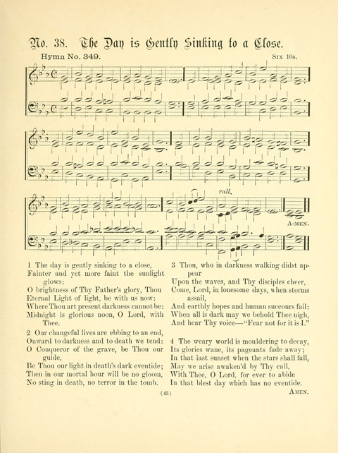 Hymn Tunes: being further contributions to the hymnody of the church page 45