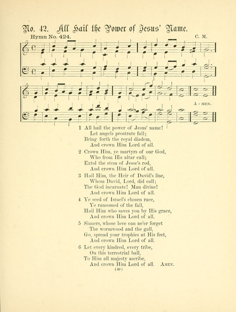 Hymn Tunes: being further contributions to the hymnody of the church page 49