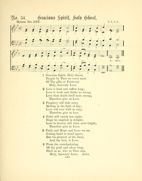 Hymn Tunes: being further contributions to the hymnody of the church page 61