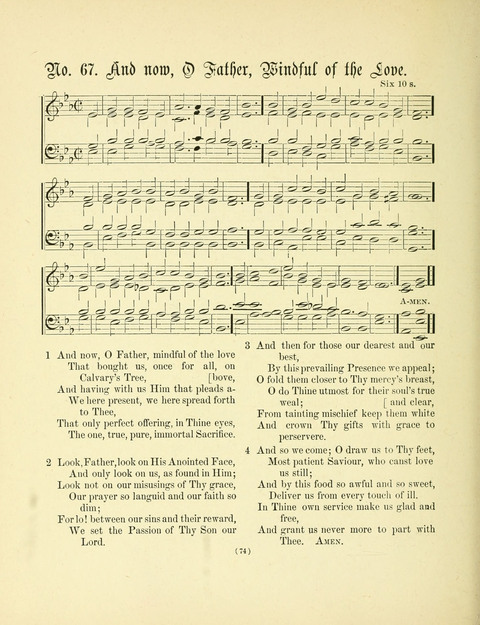 Hymn Tunes: being further contributions to the hymnody of the church page 74
