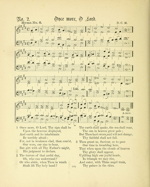 Hymn Tunes: being further contributions to the hymnody of the church page 8