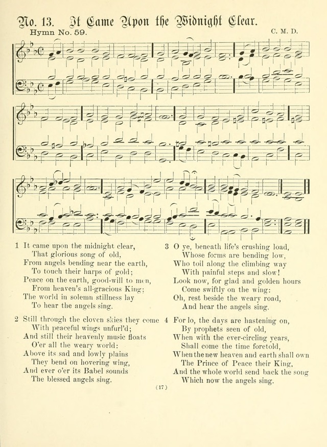 Hymn Tunes: being further contributions to the hymnody of the church page 17