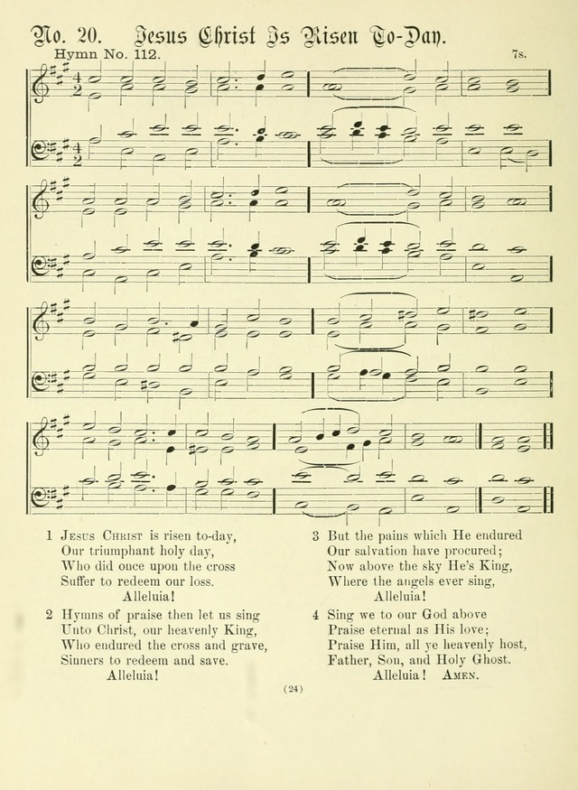 Hymn Tunes: being further contributions to the hymnody of the church page 24