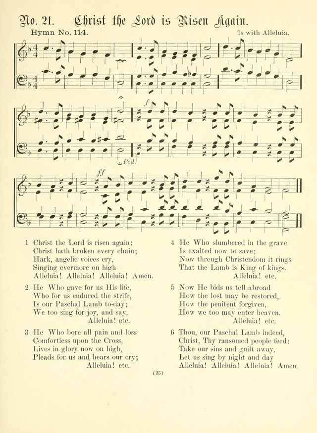 Hymn Tunes: being further contributions to the hymnody of the church page 25