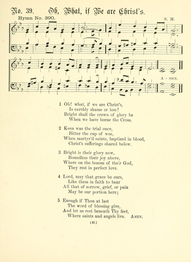 Hymn Tunes: being further contributions to the hymnody of the church page 45