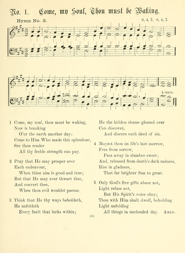 Hymn Tunes: being further contributions to the hymnody of the church page 5