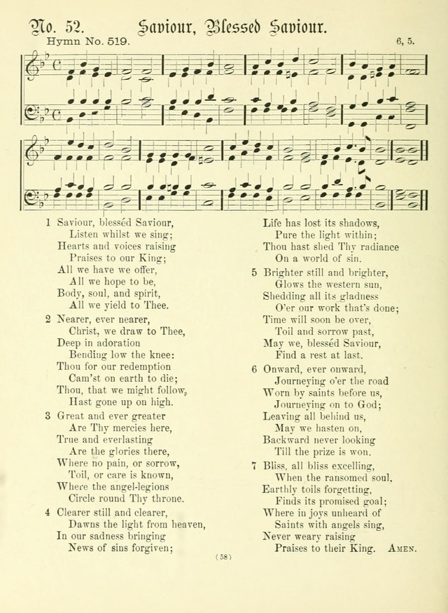 Hymn Tunes: being further contributions to the hymnody of the church page 58