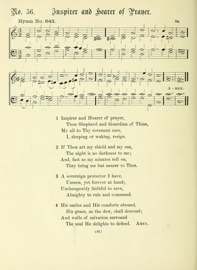 Hymn Tunes: being further contributions to the hymnody of the church page 62