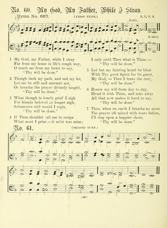 Hymn Tunes: being further contributions to the hymnody of the church page 66