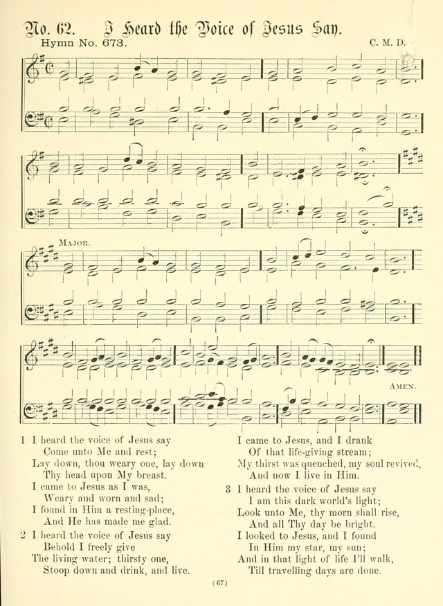 Hymn Tunes: being further contributions to the hymnody of the church page 67