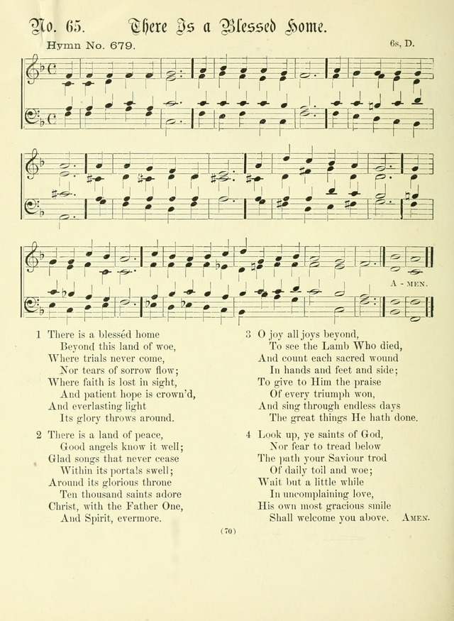 Hymn Tunes: being further contributions to the hymnody of the church page 70