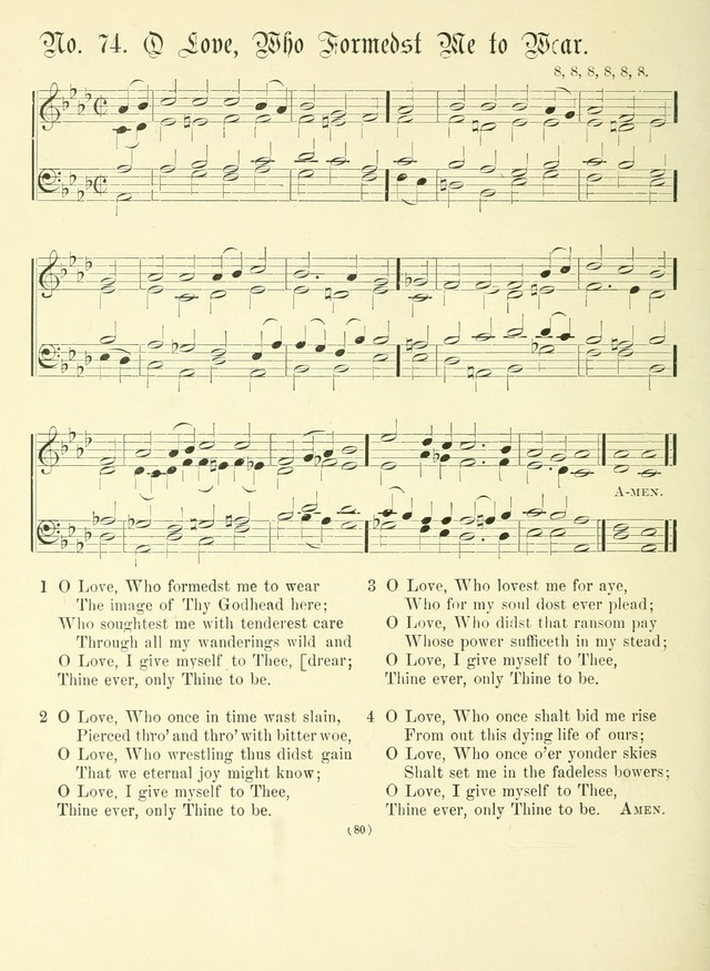 Hymn Tunes: being further contributions to the hymnody of the church page 80