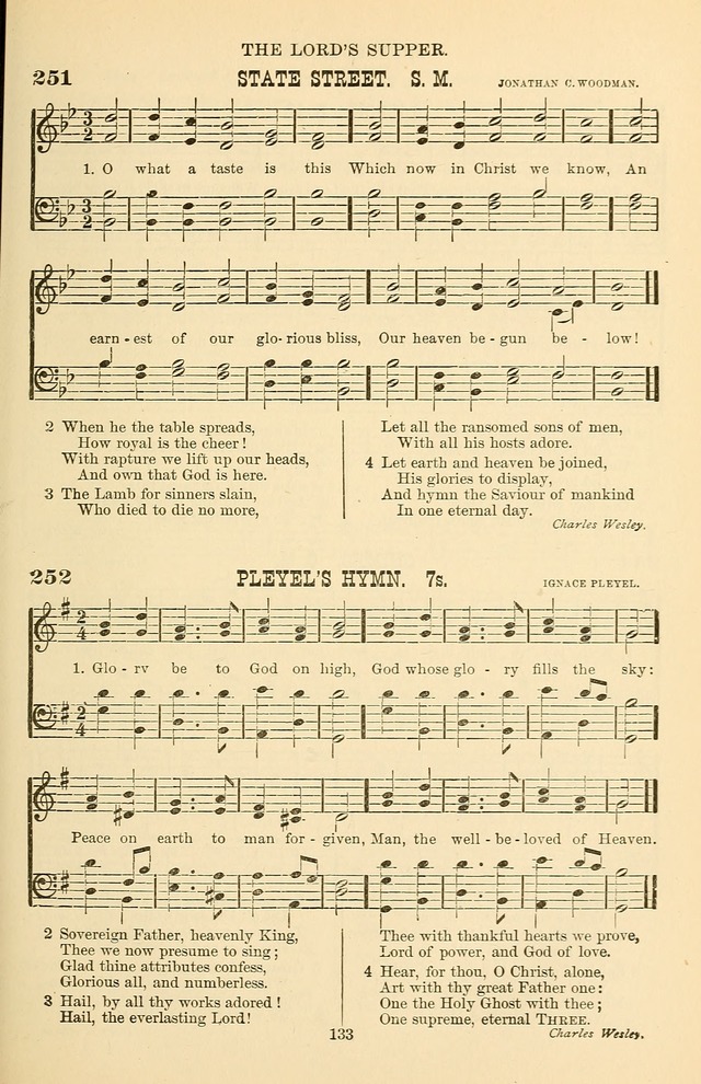 Hymn and Tune Book of the Methodist Episcopal Church, South (Round Note Ed.) page 133
