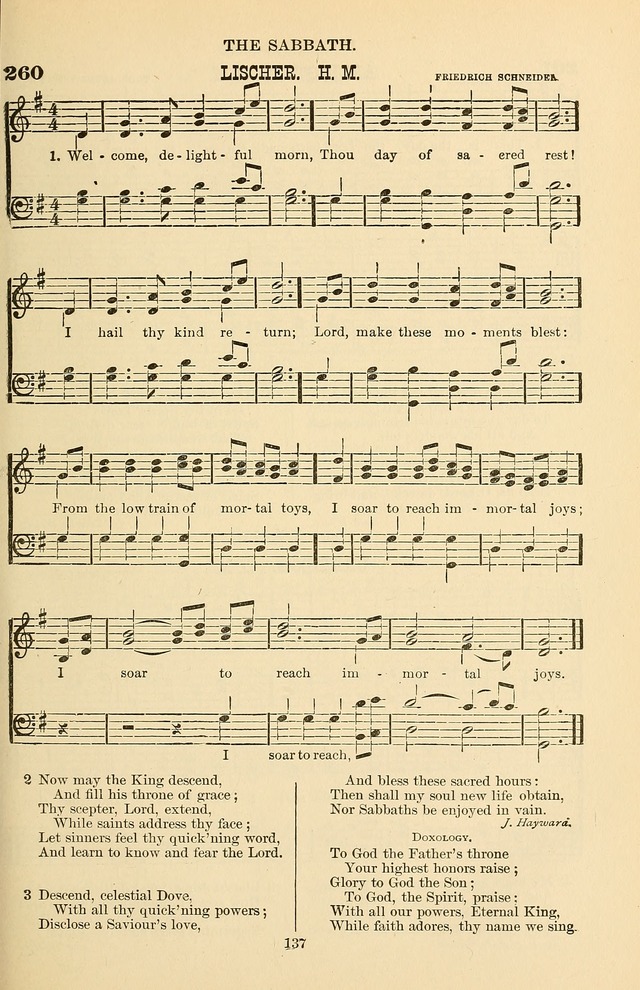 Hymn and Tune Book of the Methodist Episcopal Church, South (Round Note Ed.) page 137
