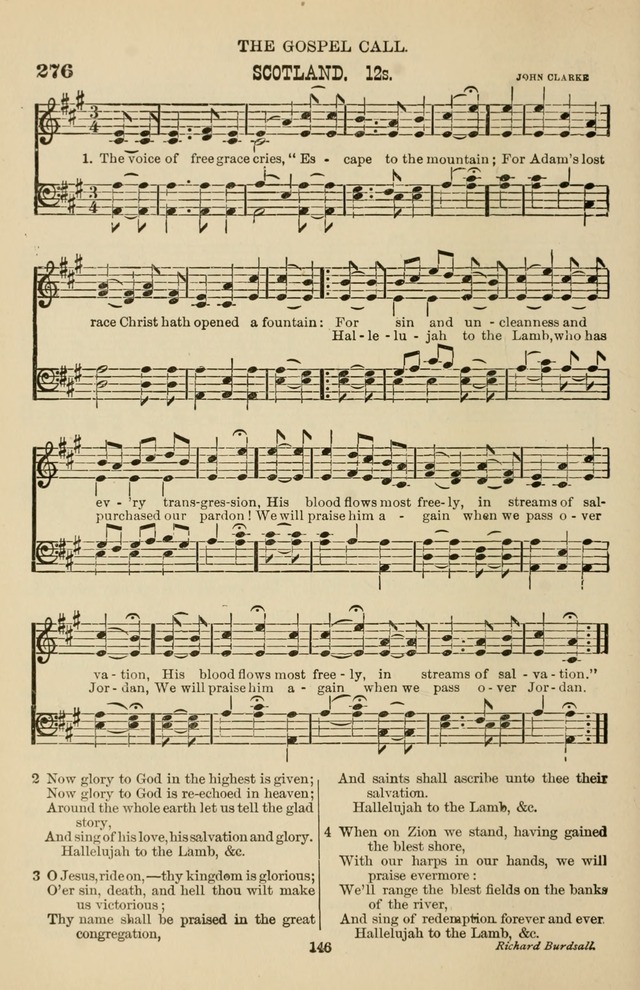 Hymn and Tune Book of the Methodist Episcopal Church, South (Round Note Ed.) page 146
