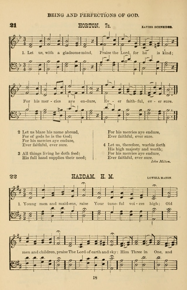Hymn and Tune Book of the Methodist Episcopal Church, South (Round Note Ed.) page 18