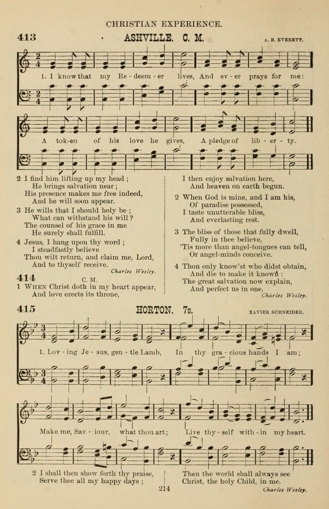 Hymn and Tune Book of the Methodist Episcopal Church, South (Round Note Ed.) page 214