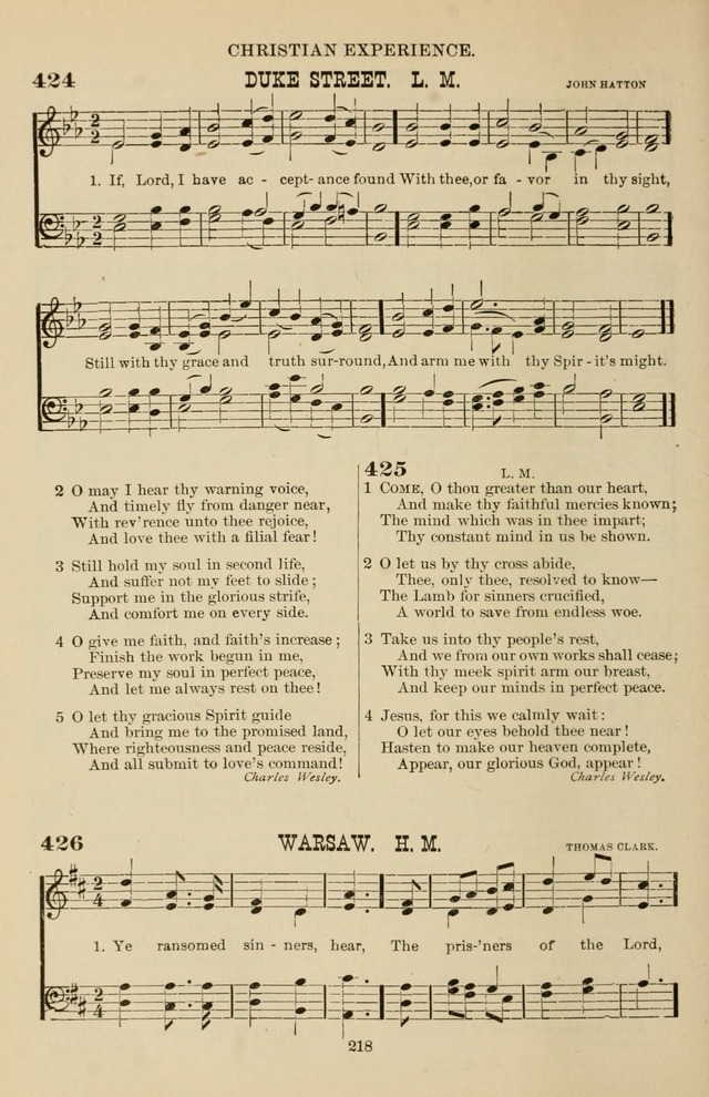 Hymn and Tune Book of the Methodist Episcopal Church, South (Round Note Ed.) page 218