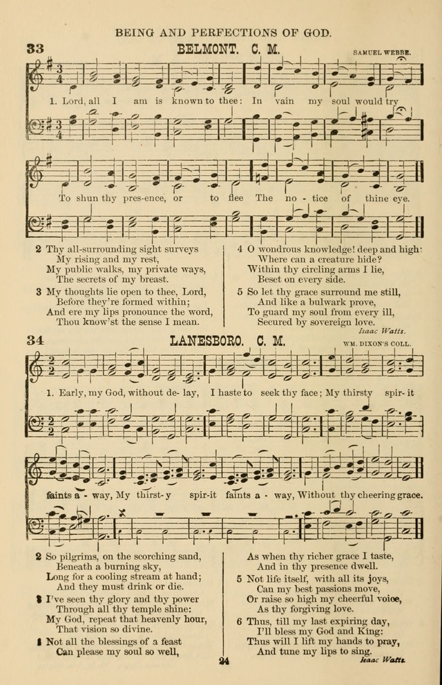 Hymn and Tune Book of the Methodist Episcopal Church, South (Round Note Ed.) page 24