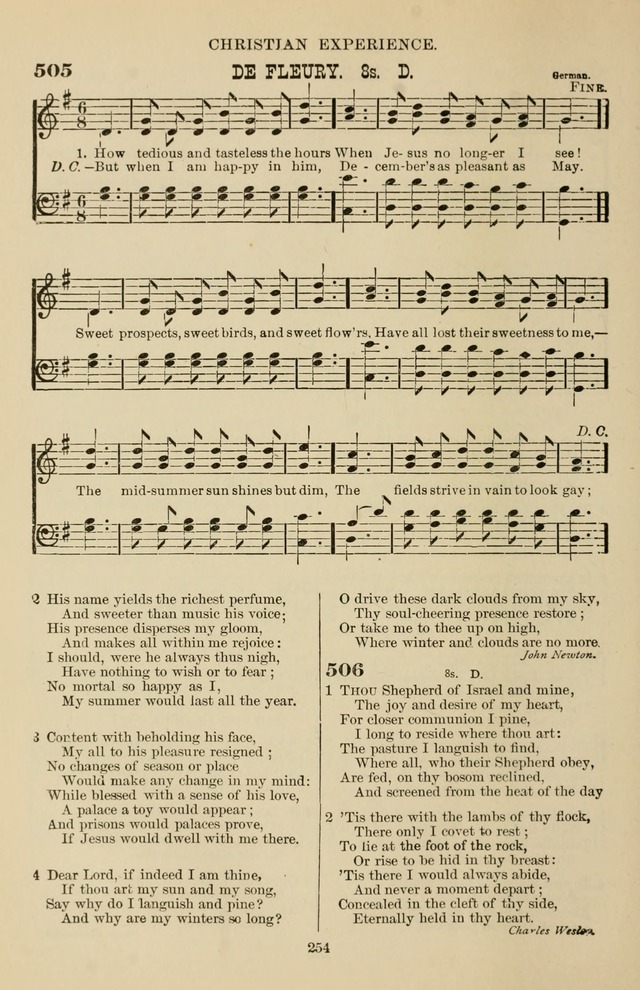Hymn and Tune Book of the Methodist Episcopal Church, South (Round Note Ed.) page 254
