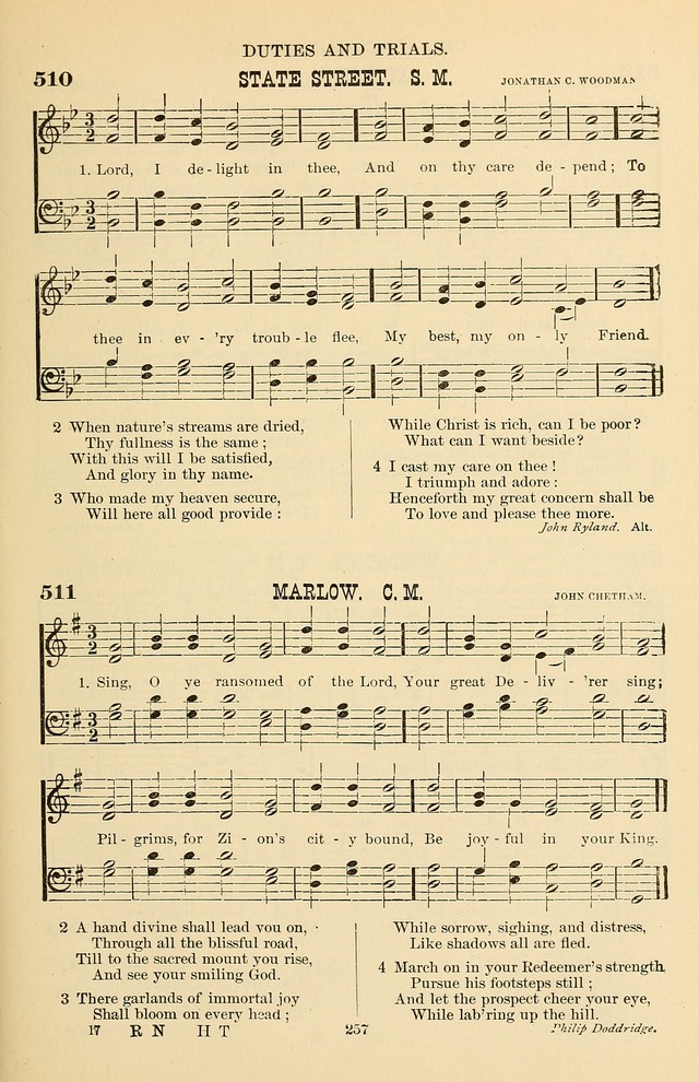 Hymn and Tune Book of the Methodist Episcopal Church, South (Round Note Ed.) page 257