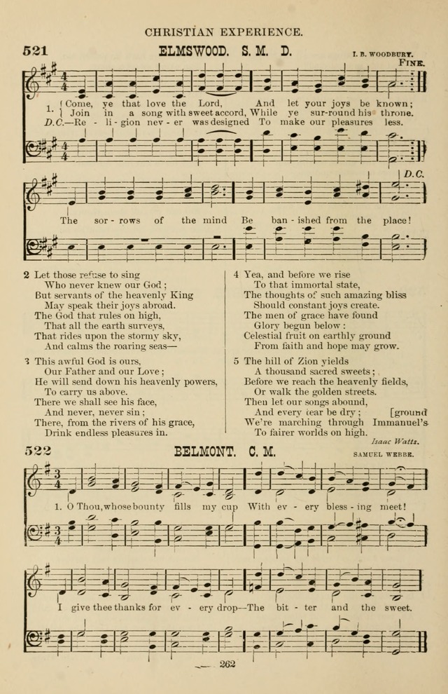 Hymn and Tune Book of the Methodist Episcopal Church, South (Round Note Ed.) page 262