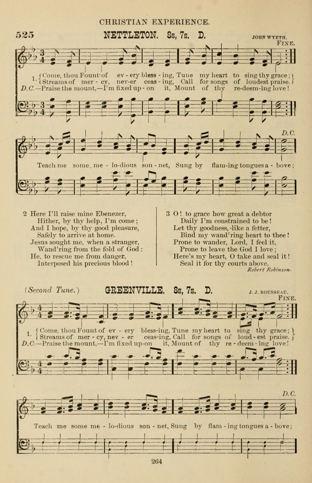 Hymn and Tune Book of the Methodist Episcopal Church, South (Round Note Ed.) page 264