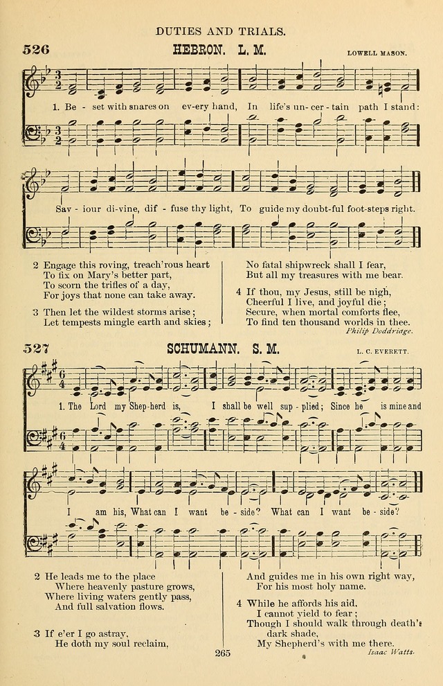 Hymn and Tune Book of the Methodist Episcopal Church, South (Round Note Ed.) page 265