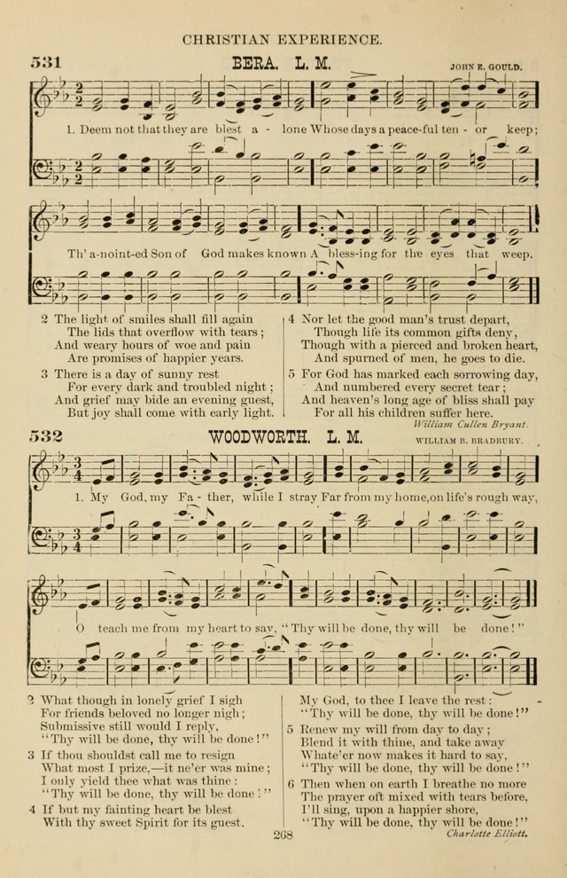 Hymn and Tune Book of the Methodist Episcopal Church, South (Round Note Ed.) page 268