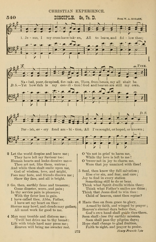 Hymn and Tune Book of the Methodist Episcopal Church, South (Round Note Ed.) page 272