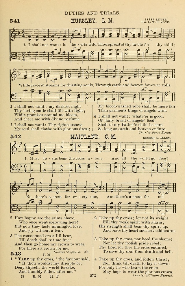 Hymn and Tune Book of the Methodist Episcopal Church, South (Round Note Ed.) page 273